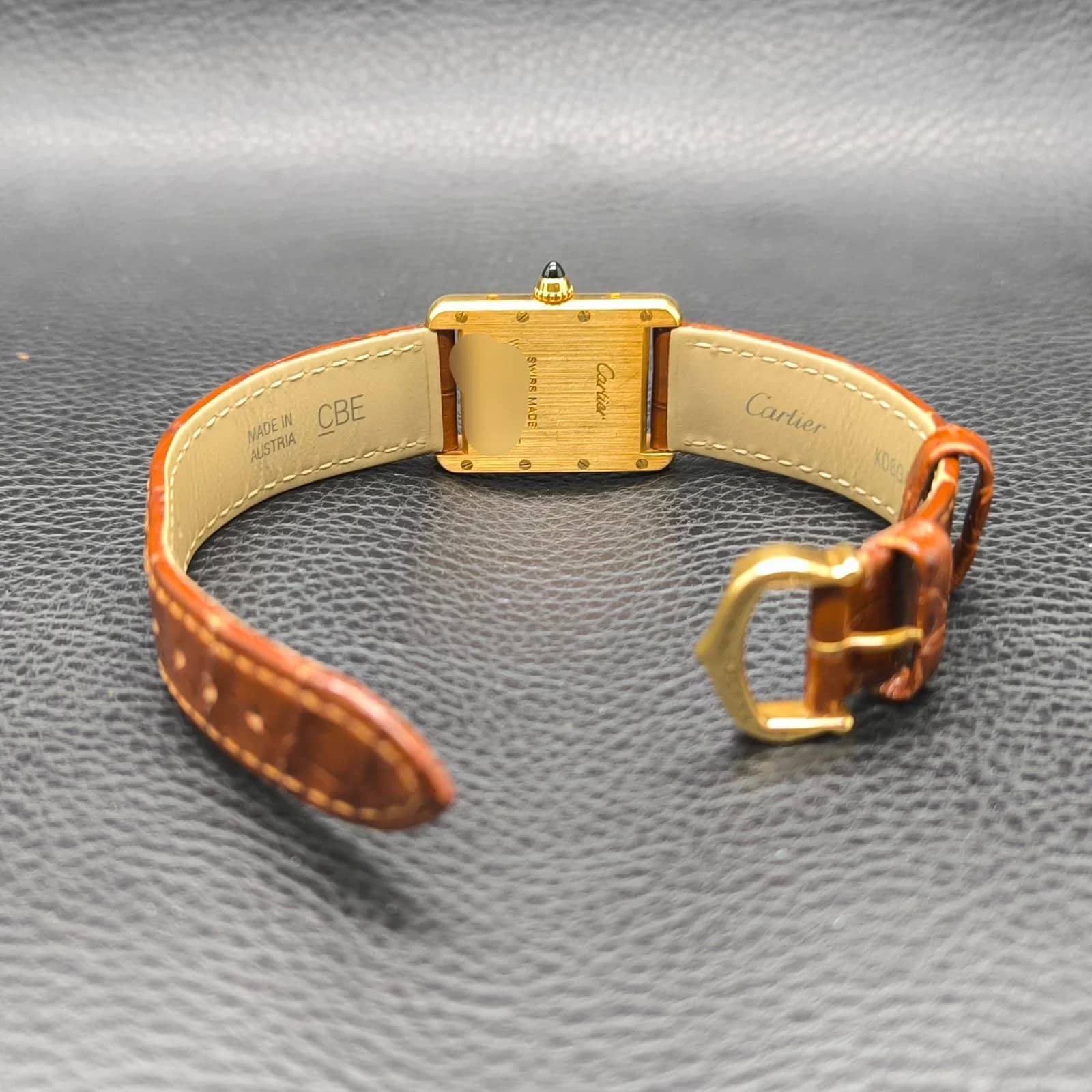 Thumb Tank Louis Cartier Small Quartz Yellow Gold / Silver