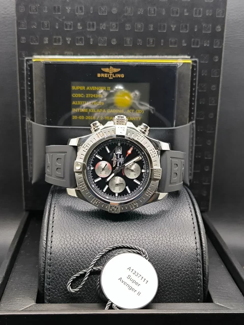 Thumb Super Avenger II Stainless Steel / Volcano Black / Military