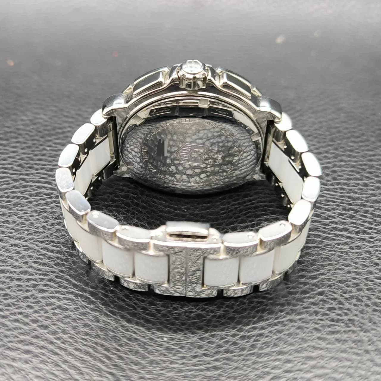 Thumb Formula 1 Chronograph Quartz 41 Stainless Steel / Diamond / White / Bracelet