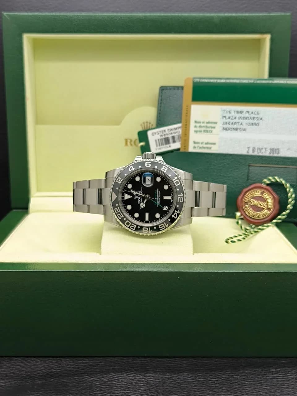 Thumb GMT-Master II Stainless Steel / LN