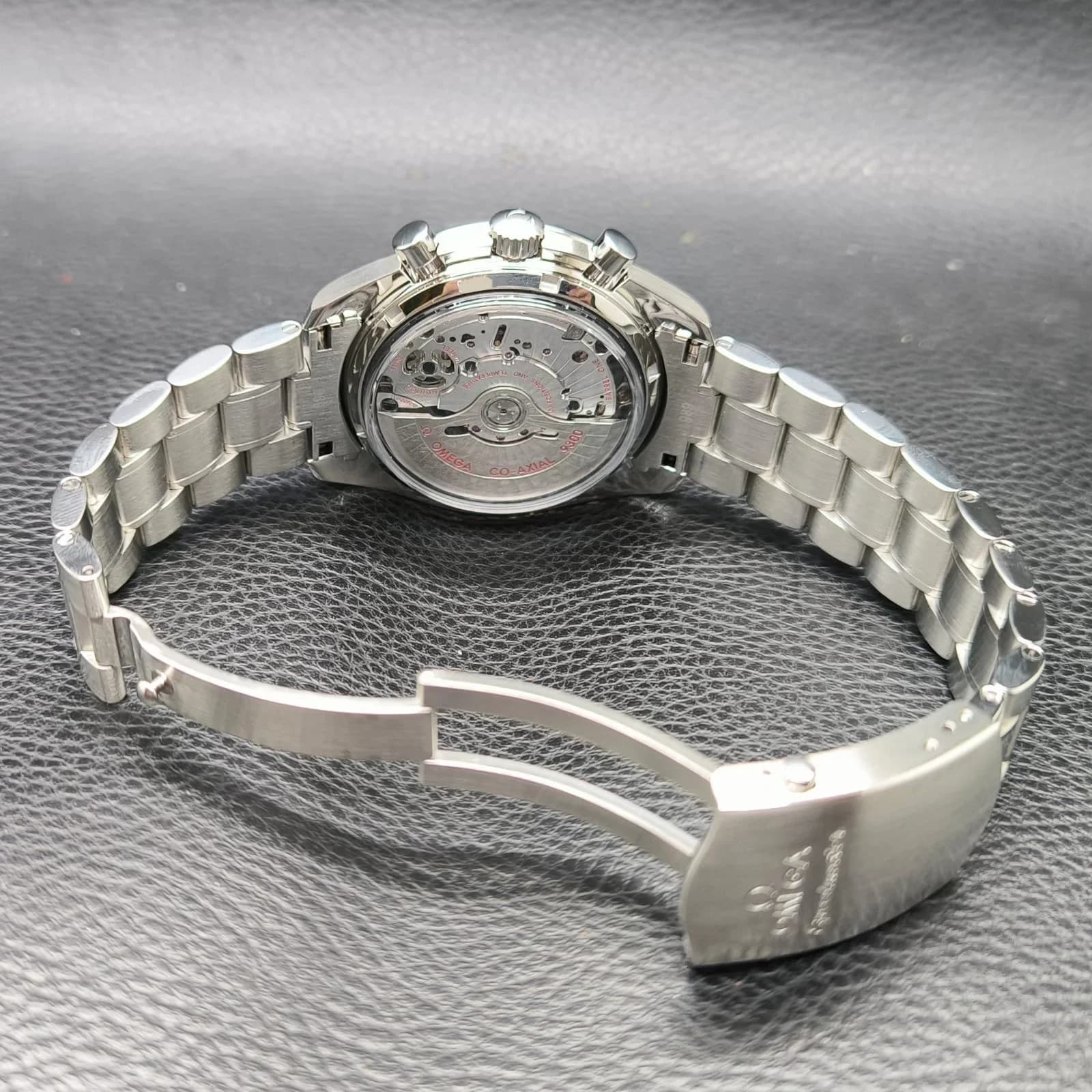 Thumb Speedmaster Moonwatch Co-Axial Stainless Steel / Black / Bracelet