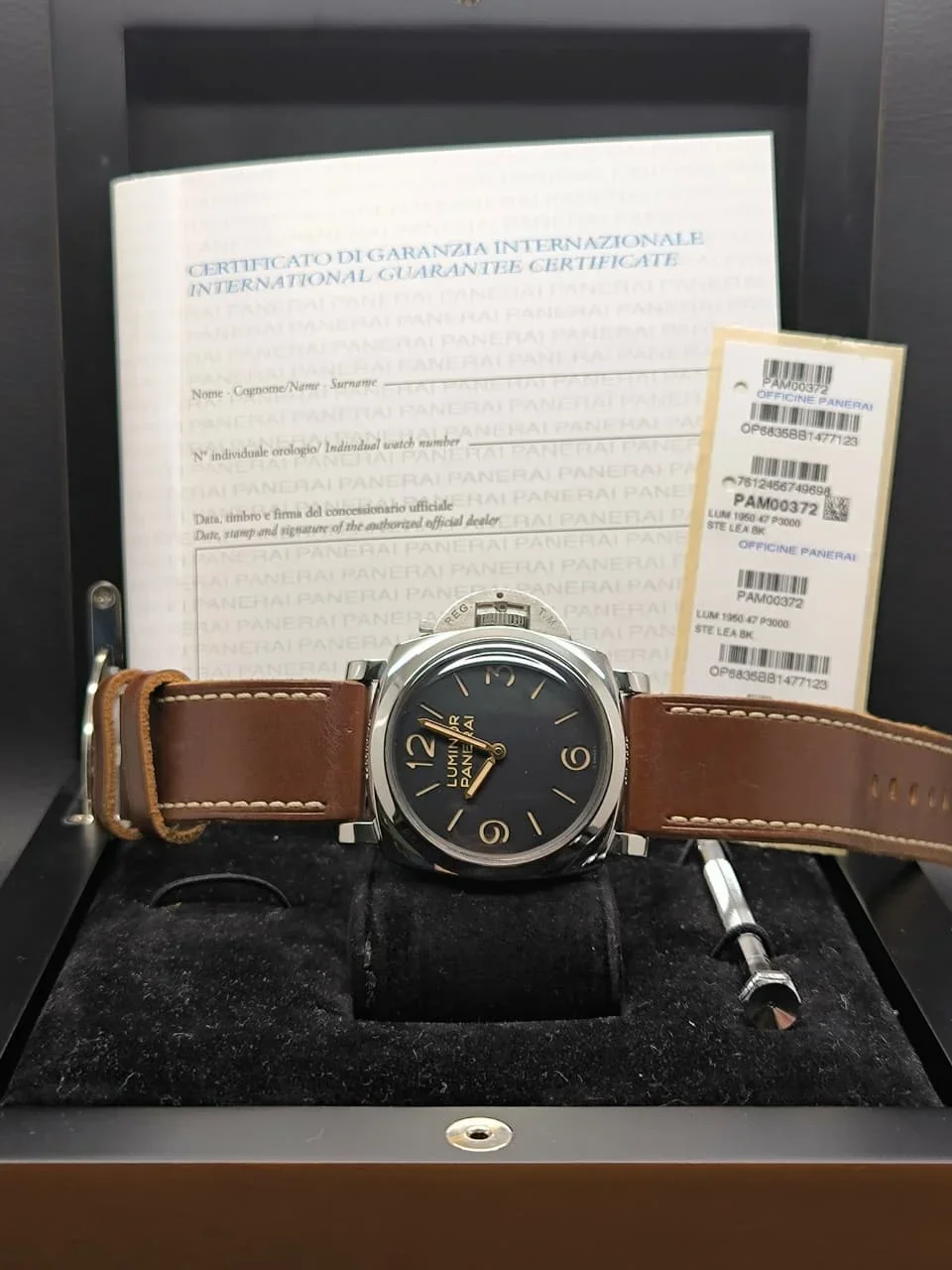Thumb Luminor 1950 47 3 Days Stainless Steel / Black