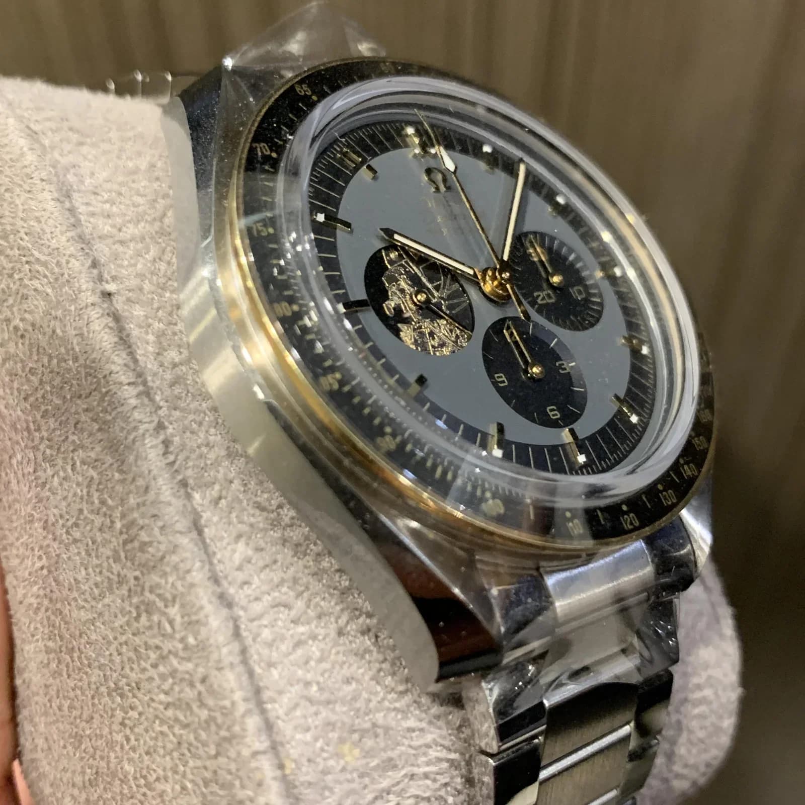 Thumb Speedmaster Professional Moonwatch Apollo 11 50 Anniversary  Stainless Steel / Moonshine Gold