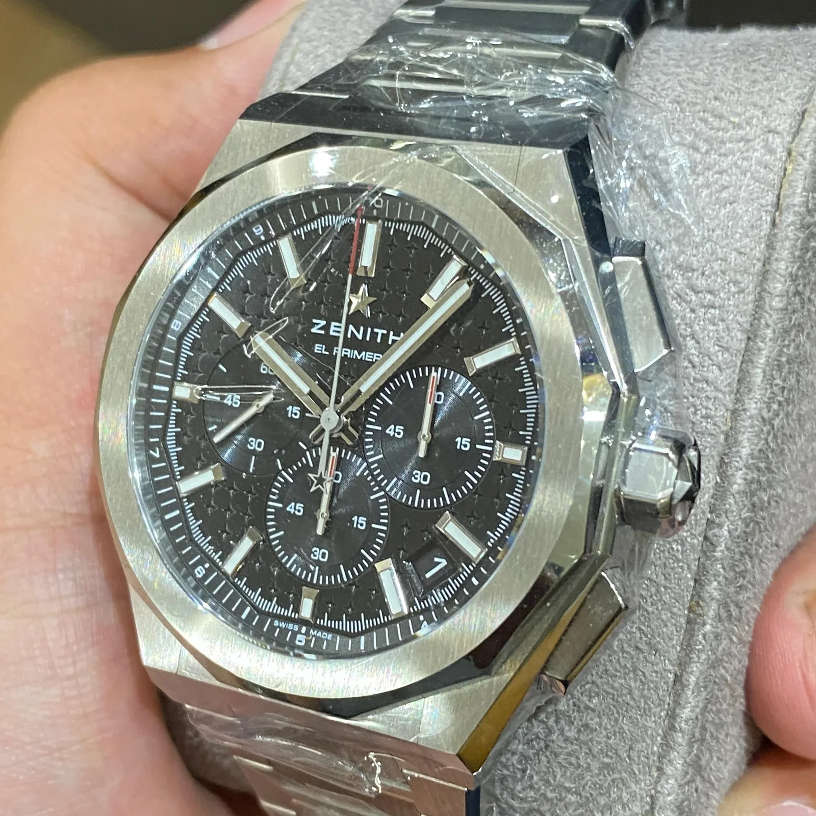 Thumb Defy Skyline Chronograph Stainless Steel / Black