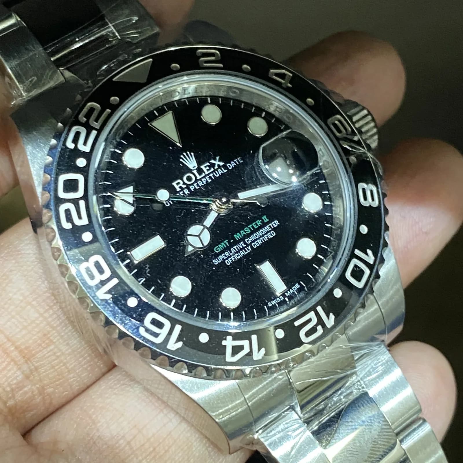 Thumb GMT-Master II Stainless Steel / LN