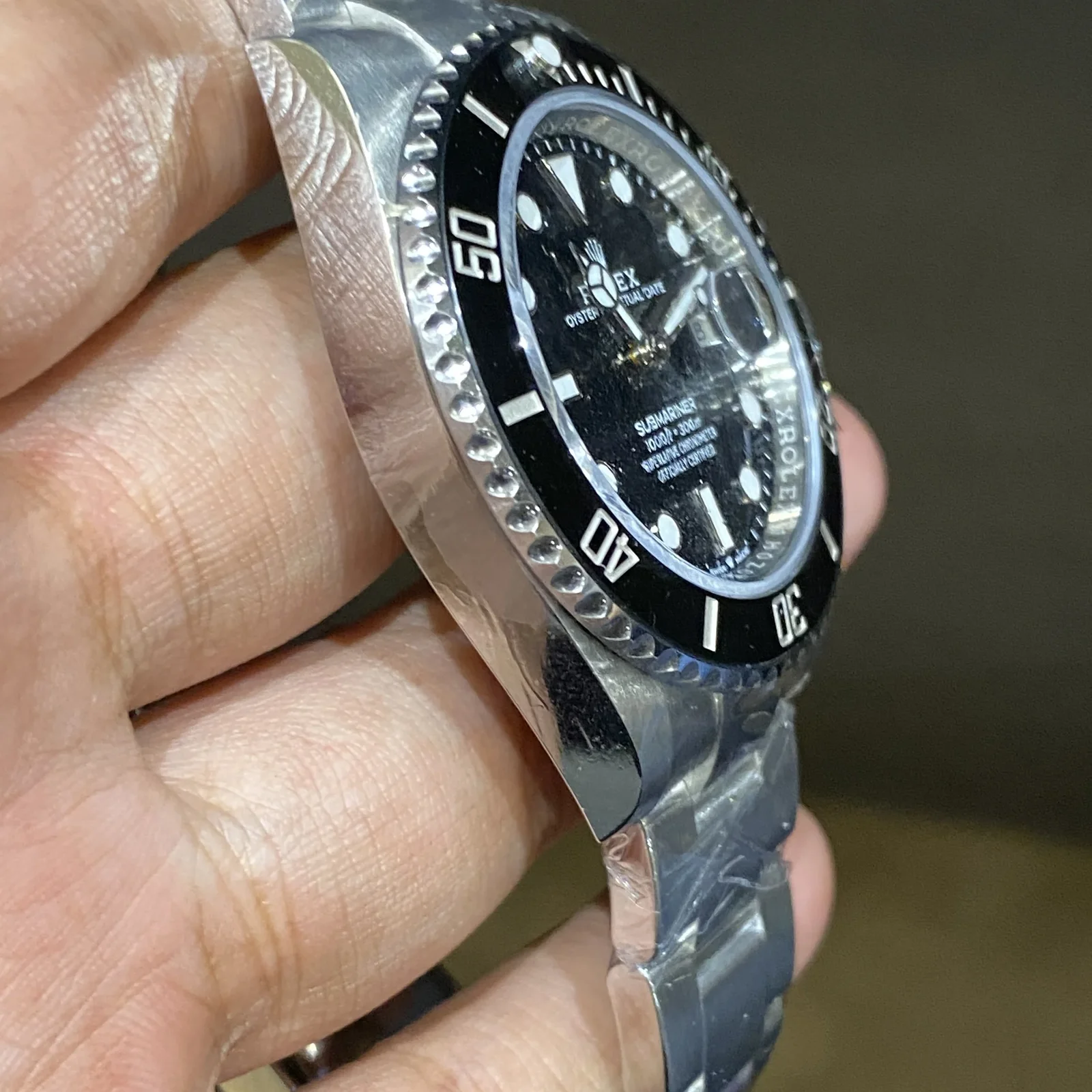 Thumb Submariner Date 41 Stainless Steel / Black / Cerachrom