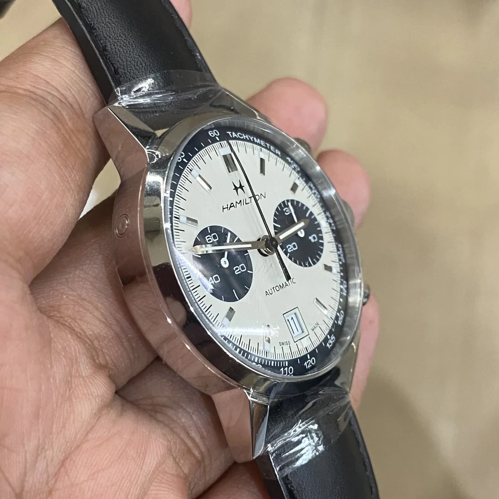 Thumb Intra-Matic 68 Auto Chrono Stainless Steel / Silver / Strap