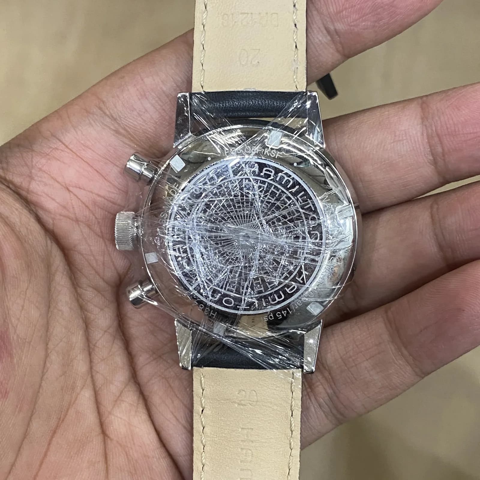 Thumb Intra-Matic 68 Auto Chrono Stainless Steel / Silver / Strap