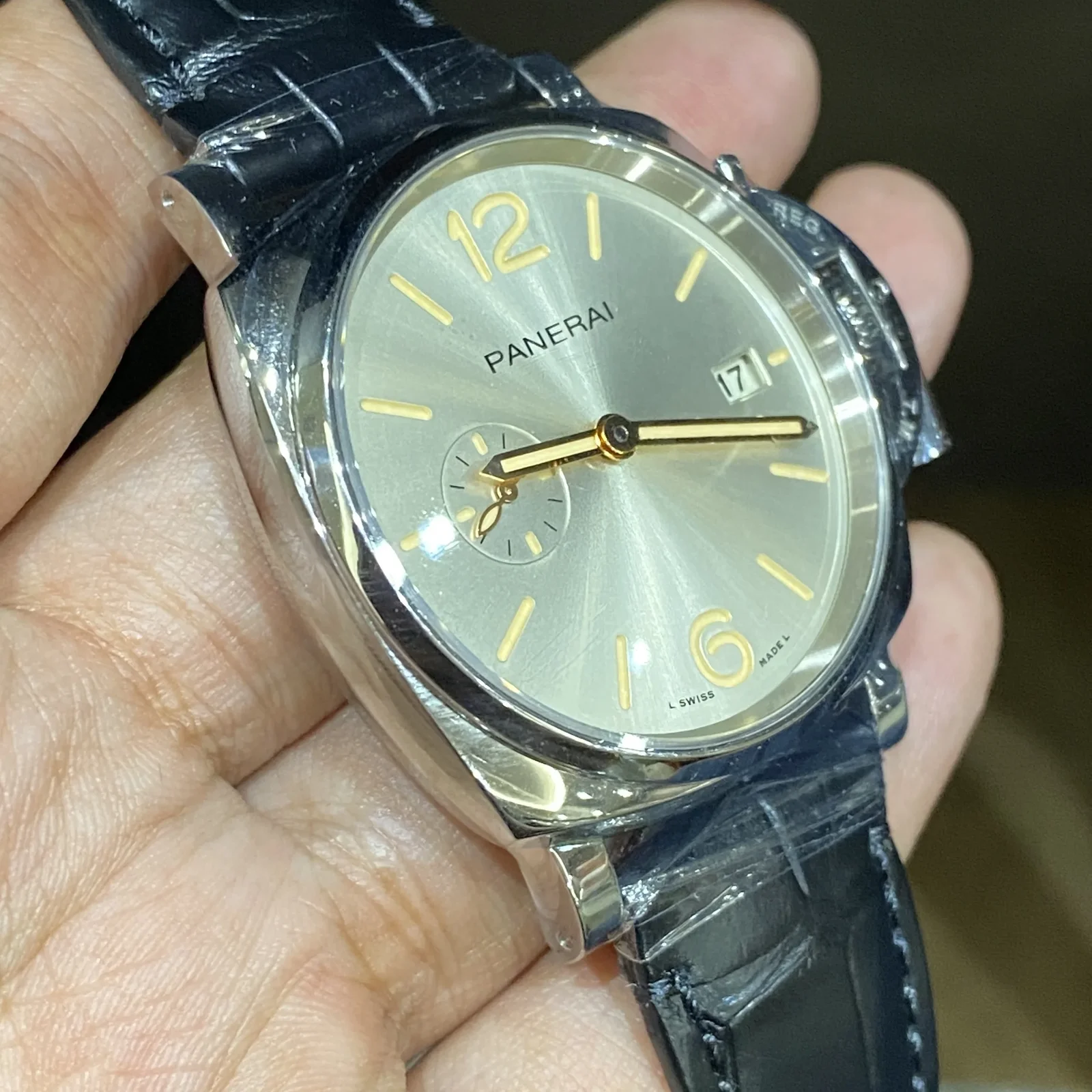 Thumb Luminor Due 42 3 Days Date Stainless Steel / Silver
