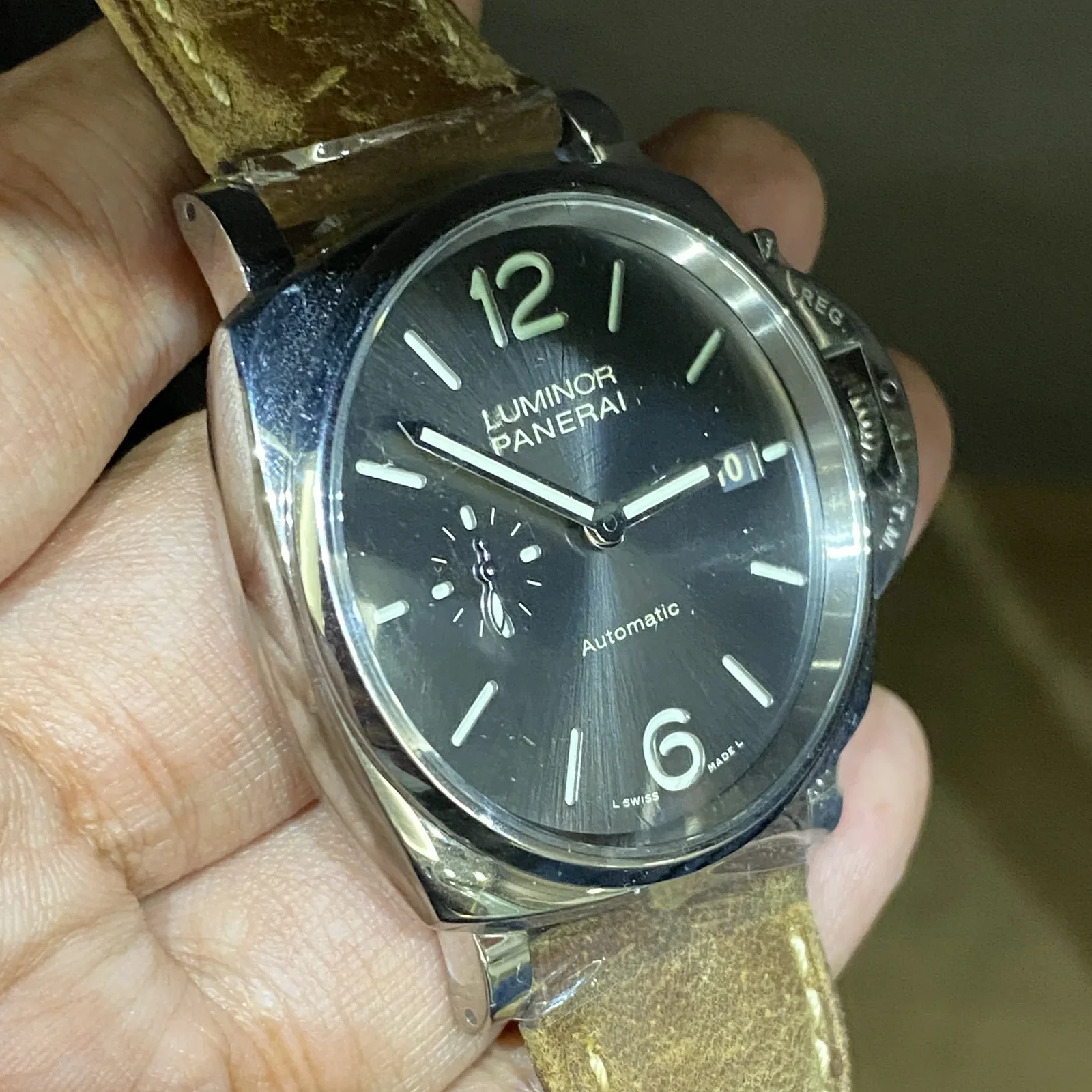 Thumb Luminor Due 42 3 Days Date Stainless Steel / Grey