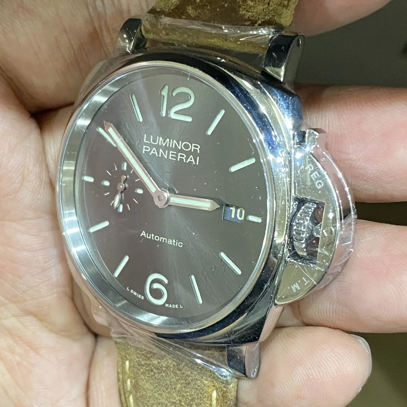 Thumb Luminor Due 42 3 Days Date Stainless Steel / Grey