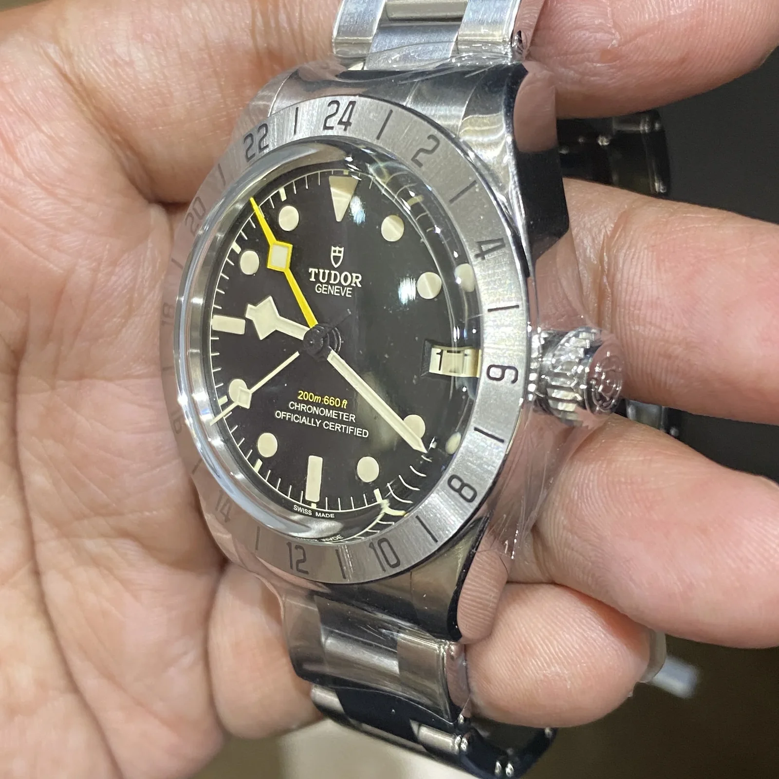 Thumb Black Bay Pro Stainless Steel / Black / Bracelet