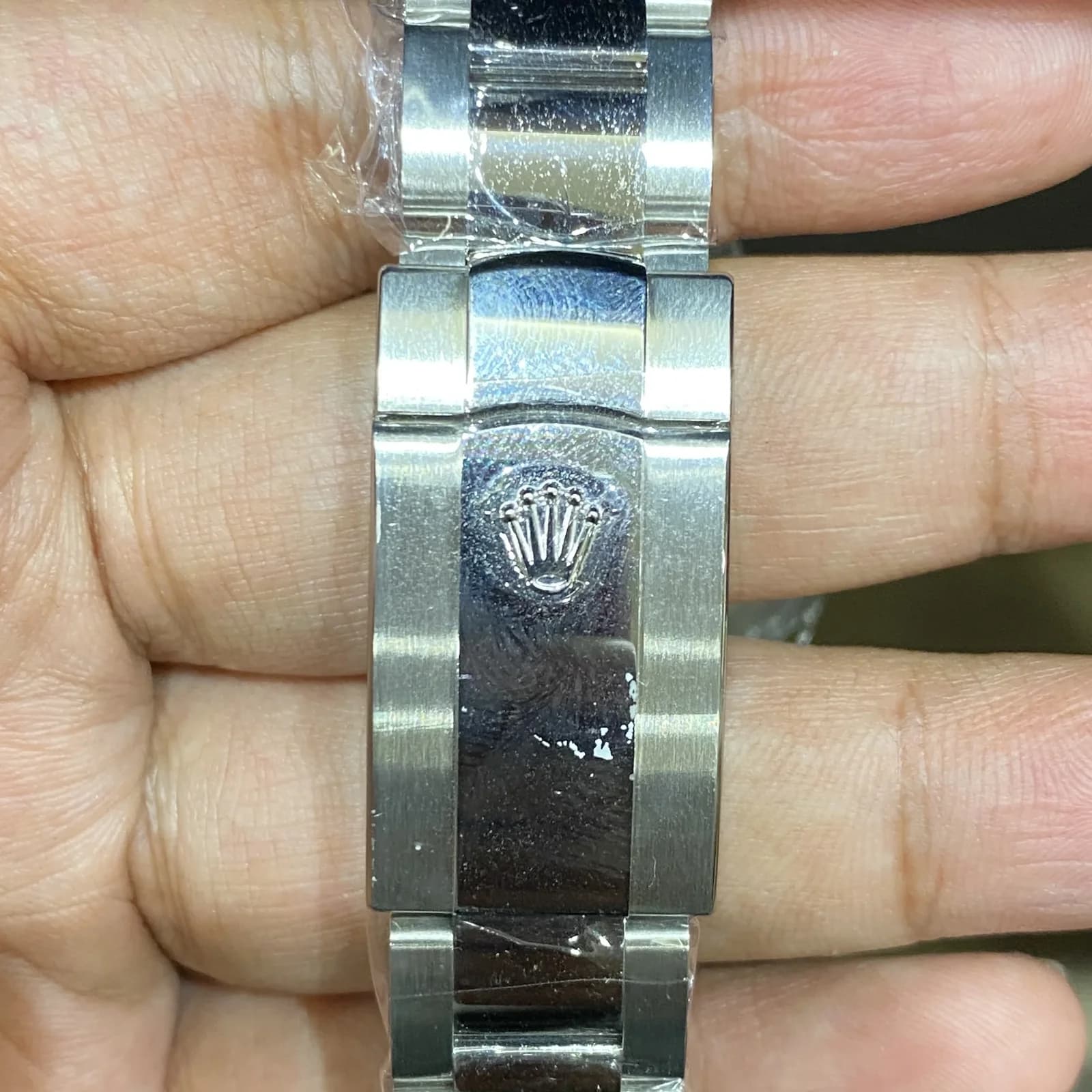 Thumb Datejust 41 Stainless Steel Fluted / Slate - Roman / Oyster