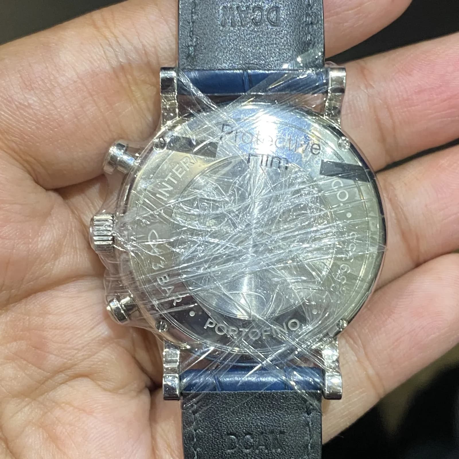 Thumb Portofino Chronograph 39 Stainless Steel / Silver - Blue