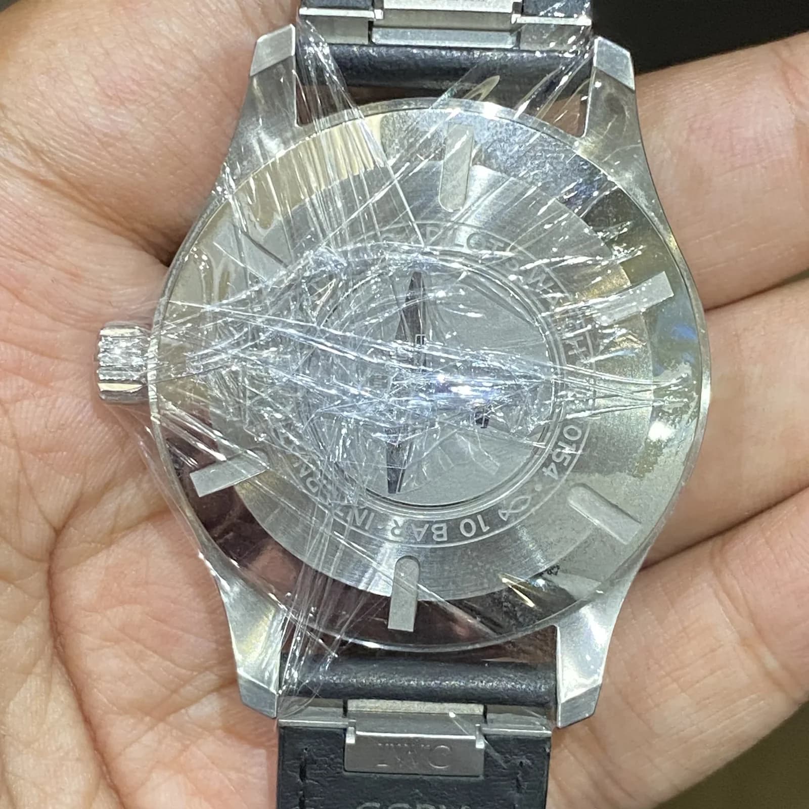 Thumb Pilot's Watch Mark XX Stainless Steel / Black