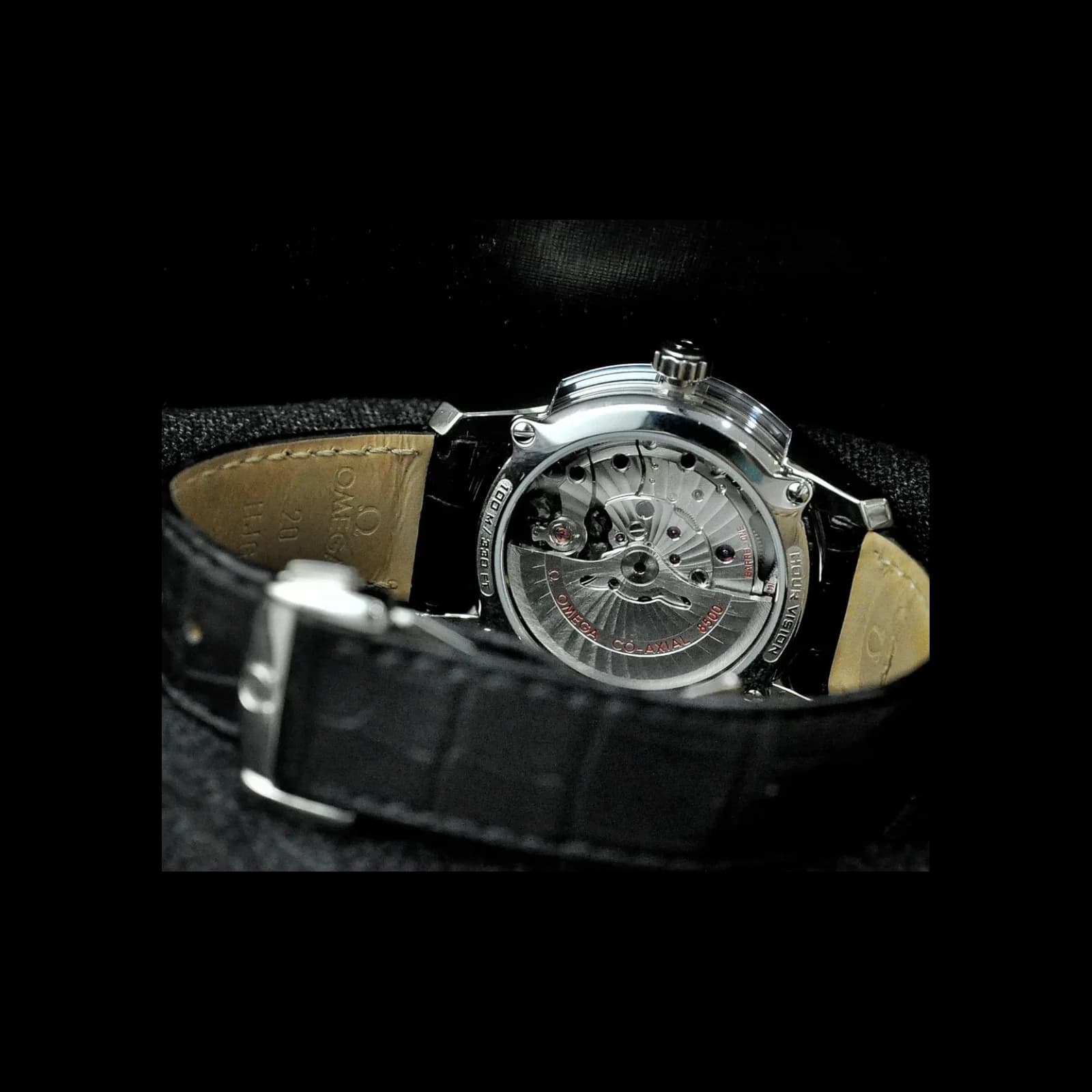 Thumb De Ville Hour Vision Co-Axial Stainless Steel / Blue / Orbis
