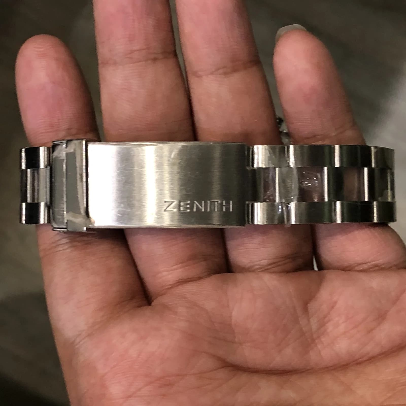 Thumb El Primero A385 Revival Stainless Steel / Brown / Ladder Bracelet