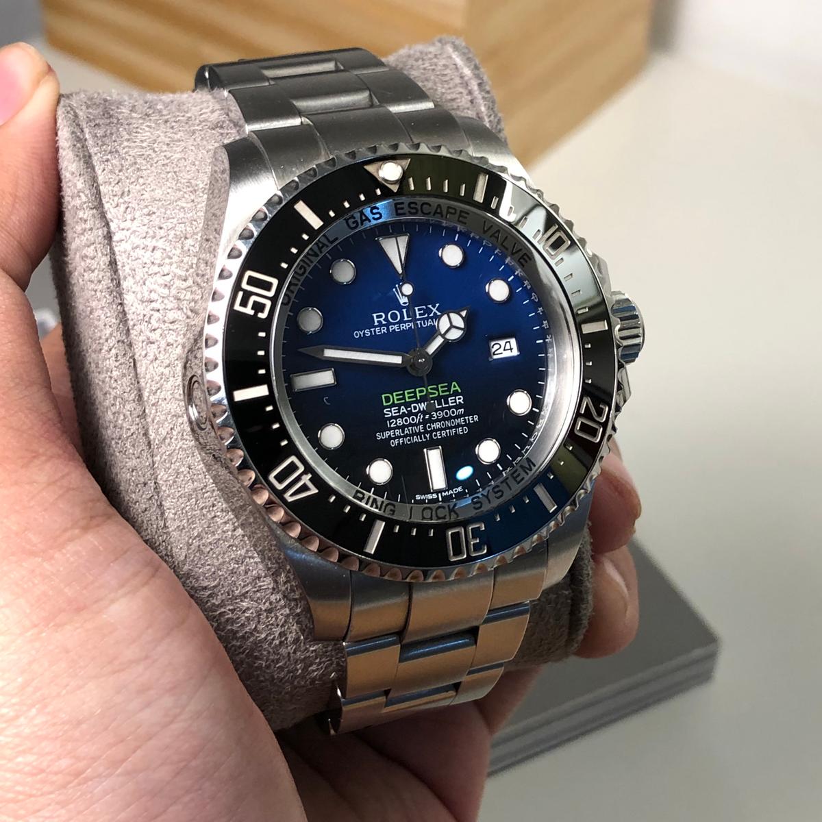 Thumb Sea-Dweller Deepsea D-Blue