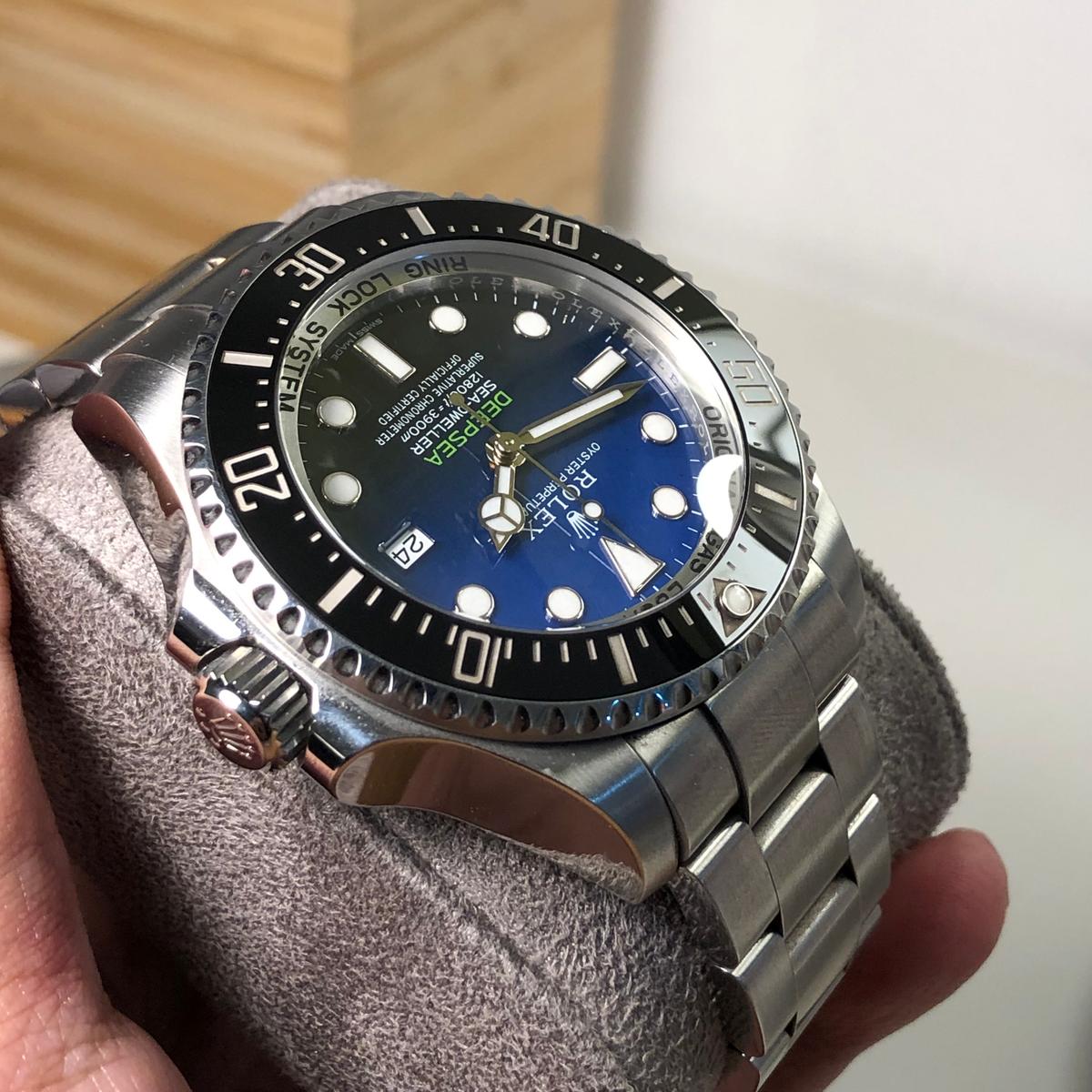 Thumb Sea-Dweller Deepsea D-Blue