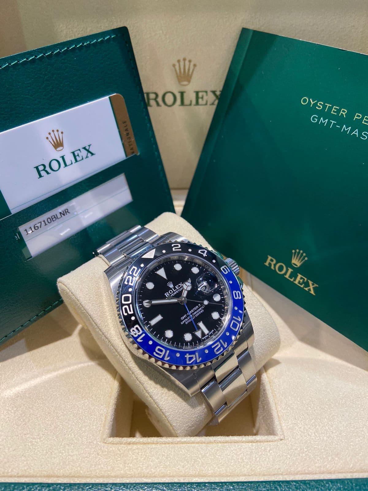 Jual Rolex GMT-Master II Stainless Steel BLNR 116710BLNR-0002 Original