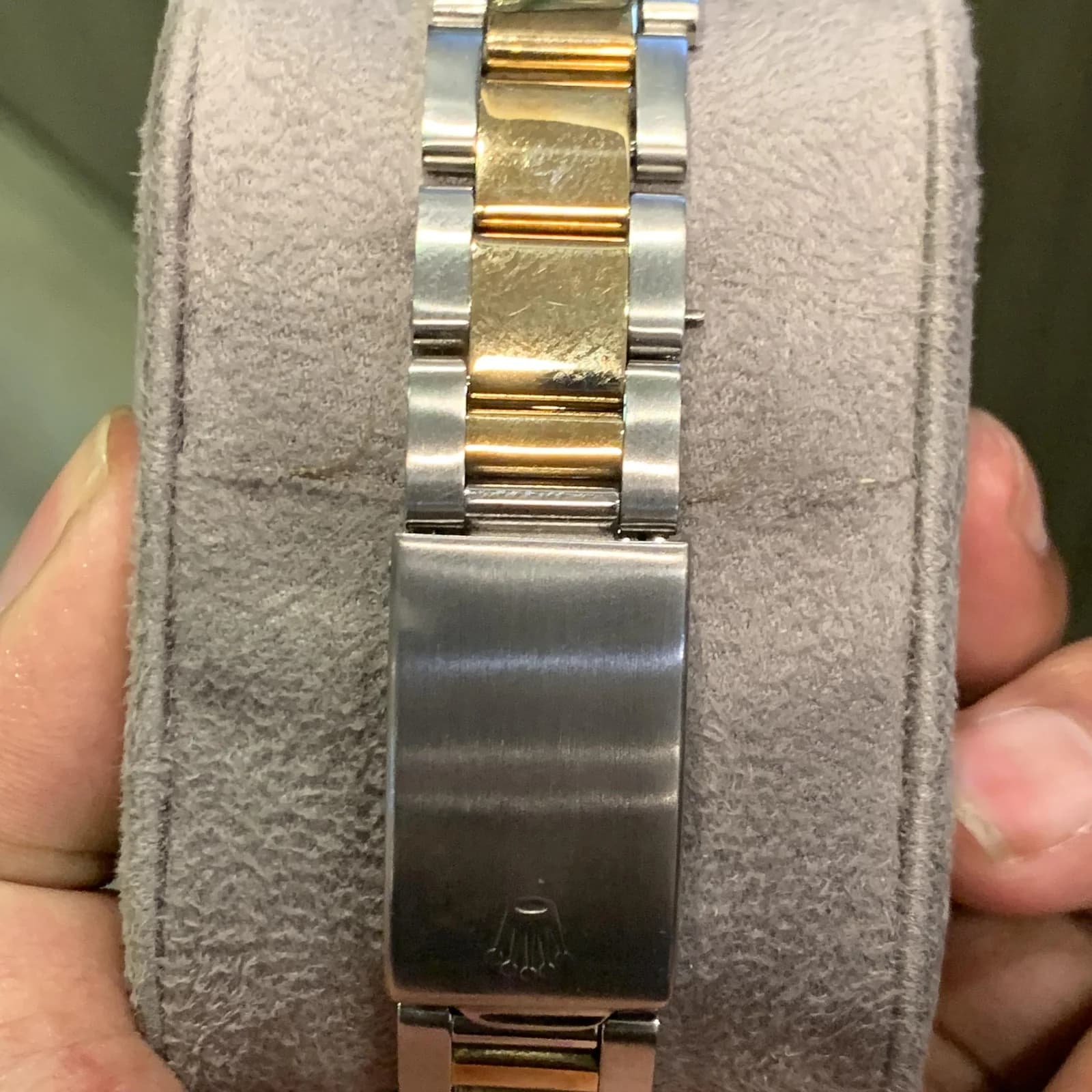 Thumb Rolex GMT Master 1675 Black Nipple Gilt Dial
