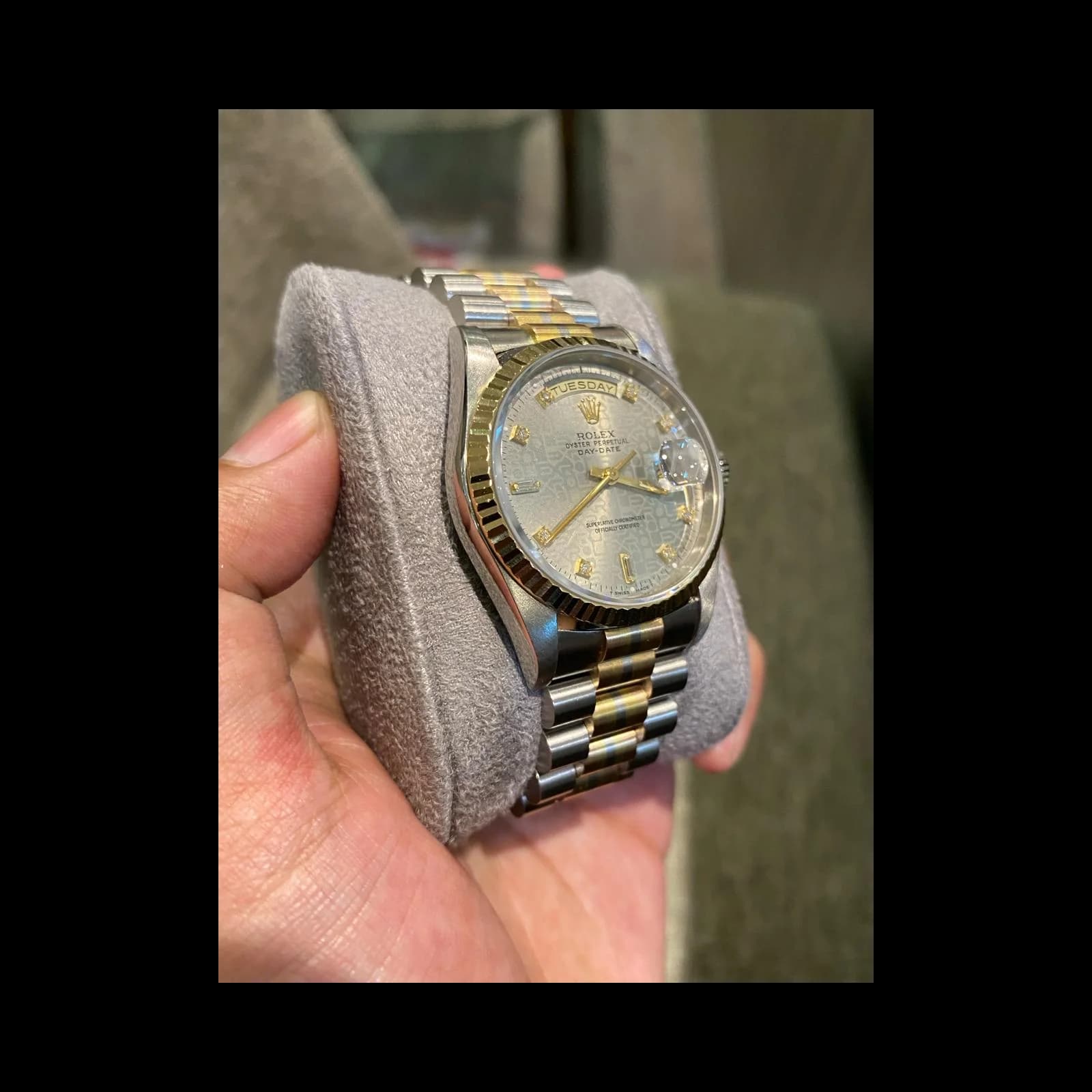 Thumb Day-Date 36 Tridor / Computer / Diamond