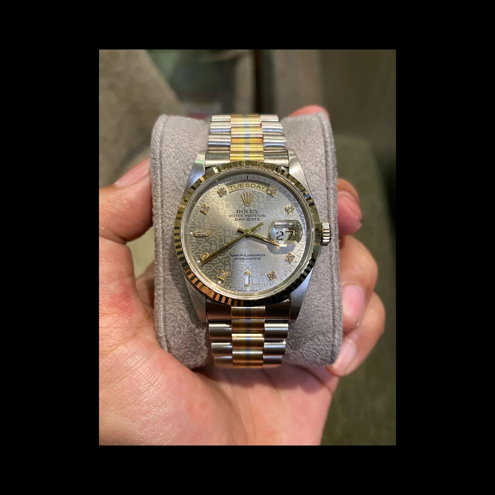 Thumb Day-Date 36 Tridor / Computer / Diamond
