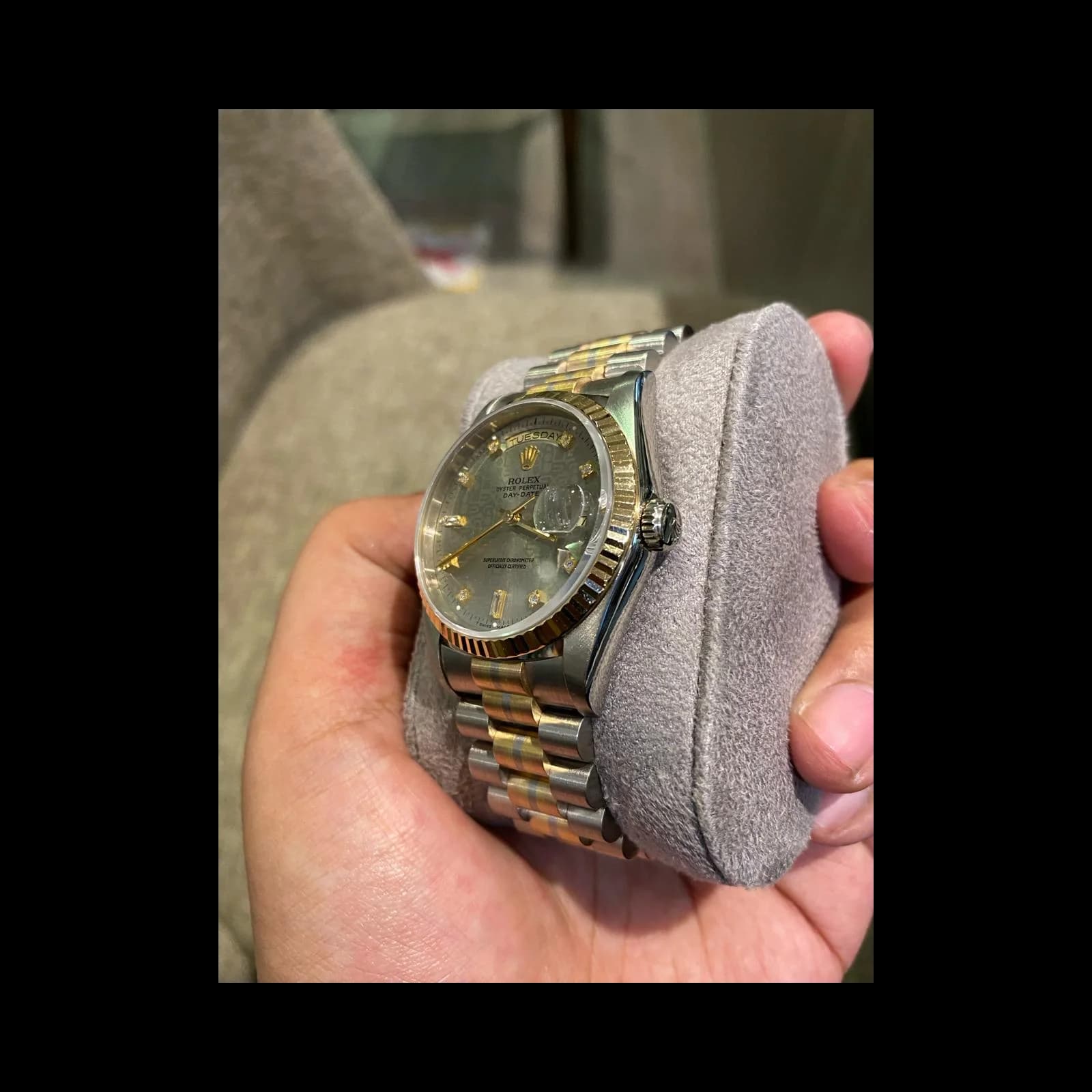 Thumb Day-Date 36 Tridor / Computer / Diamond
