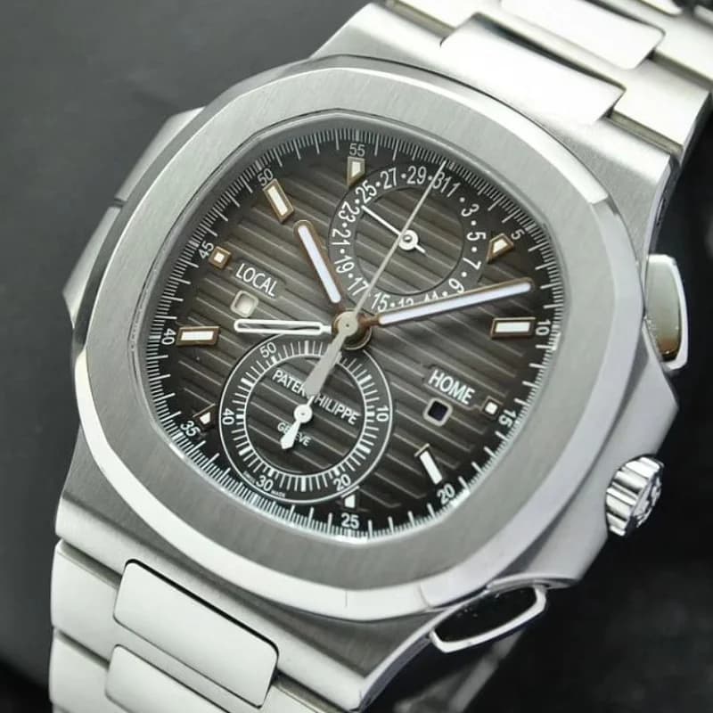 Thumb Nautilus Travel Time Stainless Steel / Black