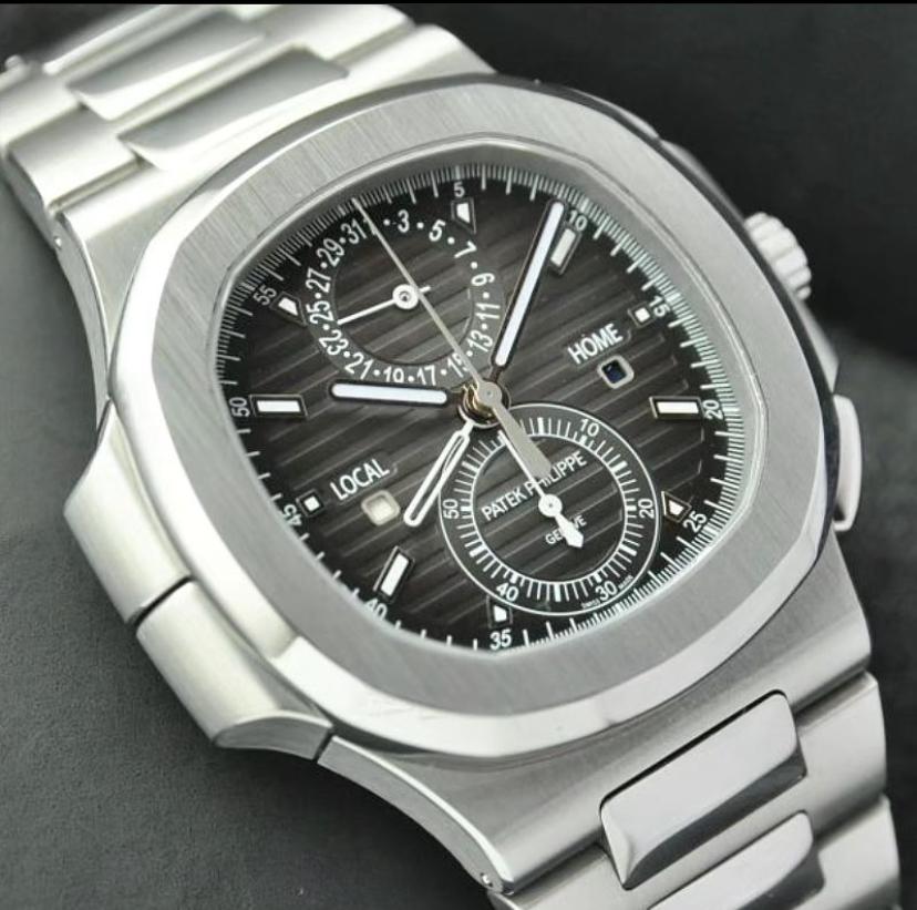 Thumb Nautilus Travel Time Stainless Steel / Black