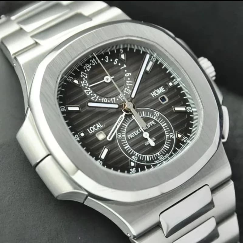 Thumb Nautilus Travel Time Stainless Steel / Black