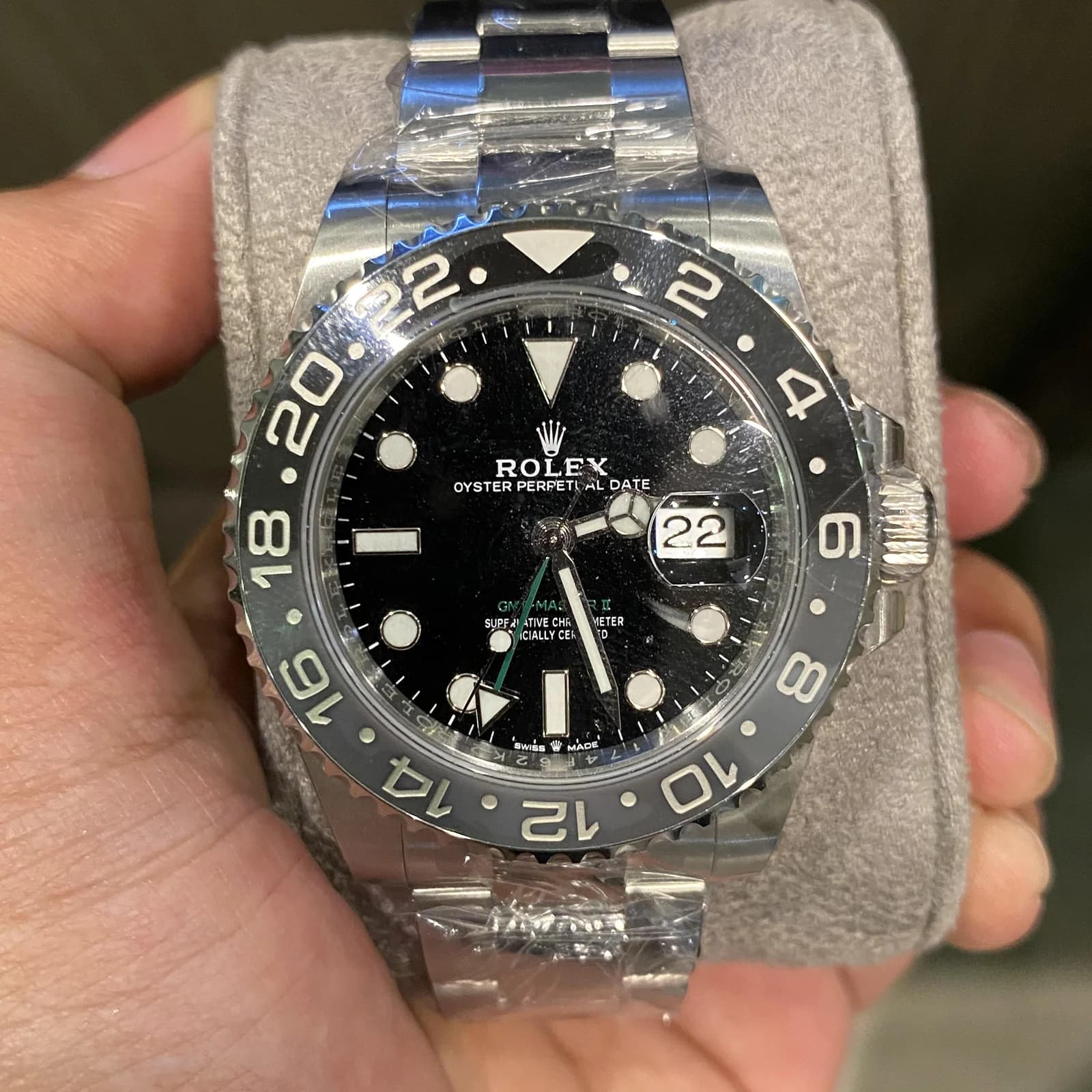 Thumb GMT-Master II Stainless Steel / GRNR / Oyster
