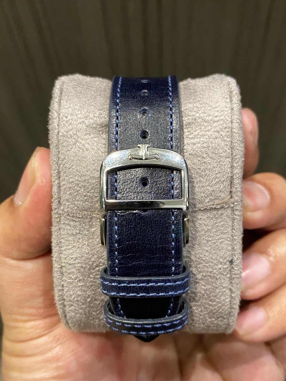 Thumb Reverso Tribute Monoface Stainless Steel / Blue