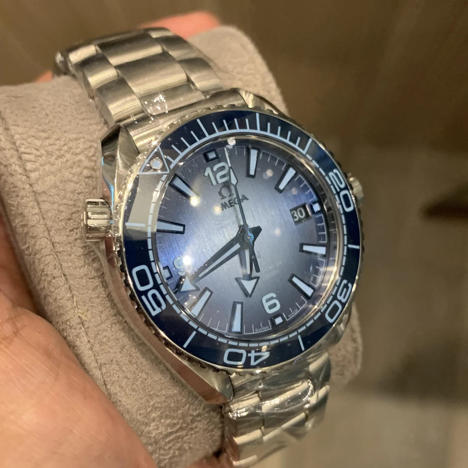 Thumb Seamaster Planet Ocean Ultra Deep O-Megasteel / Summer Blue / Bracelet