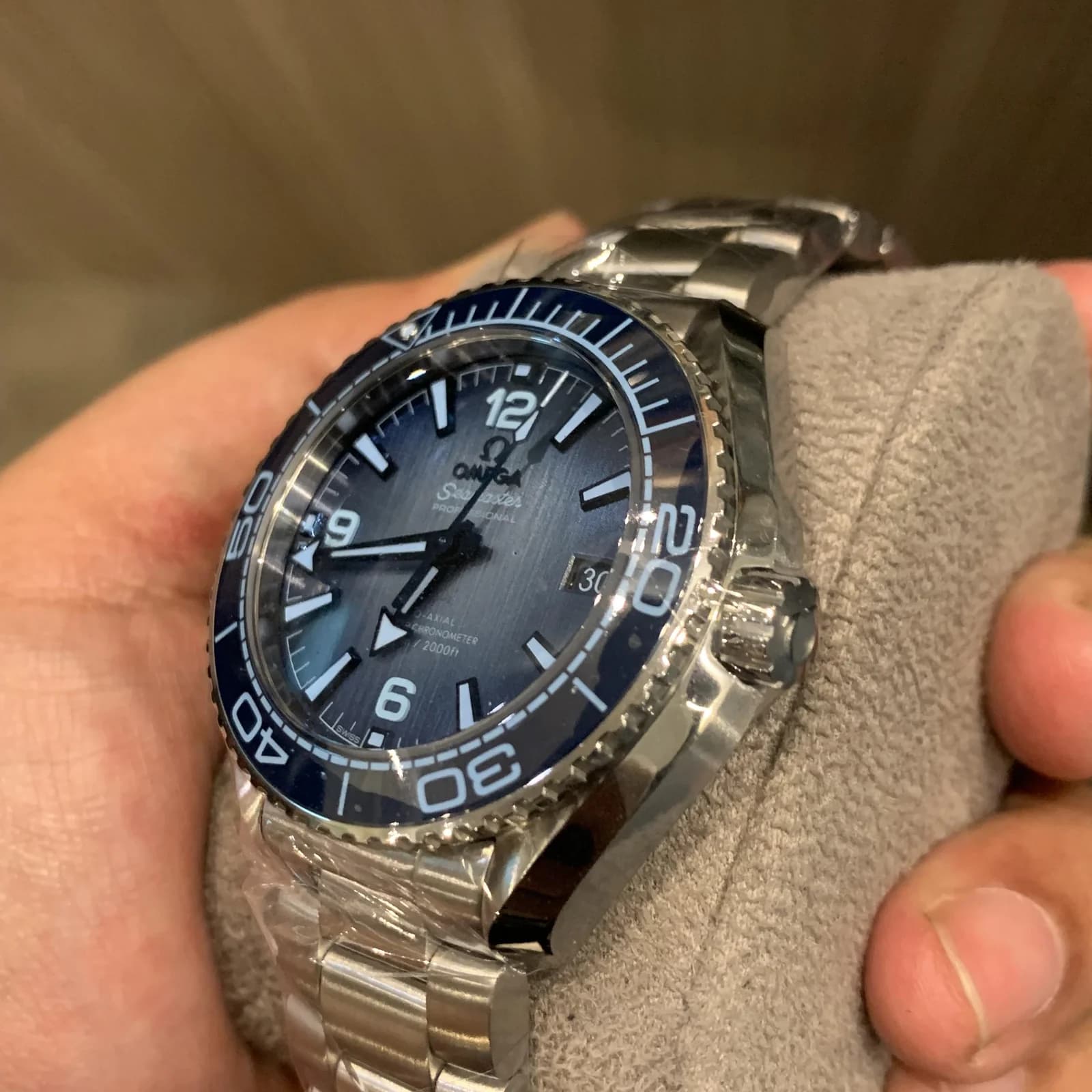 Thumb Seamaster Planet Ocean Ultra Deep O-Megasteel / Summer Blue / Bracelet