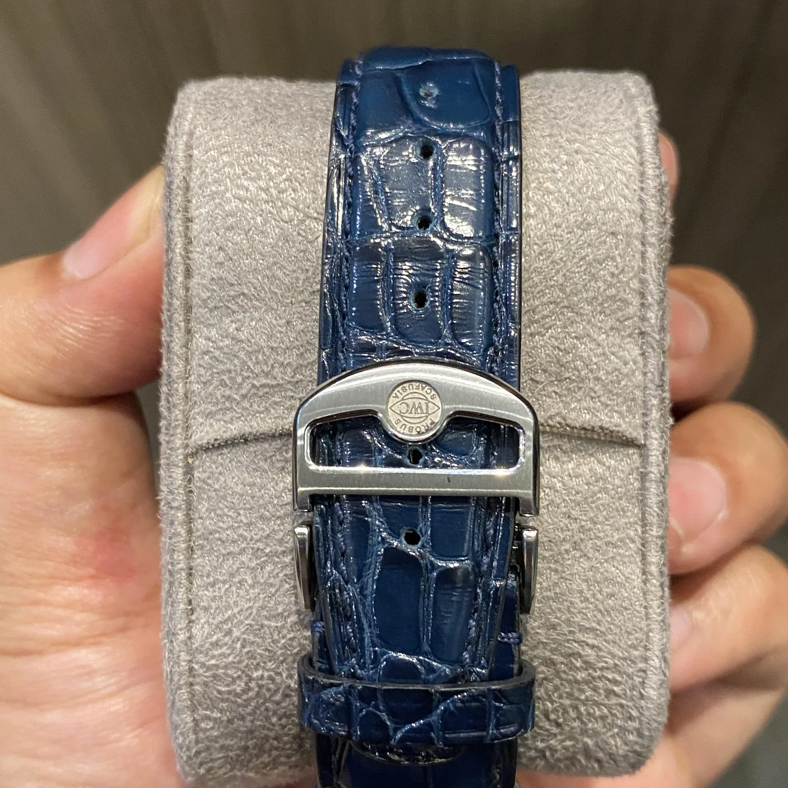 Thumb Portugieser Chronograph Stainless Steel / Silver - Blue