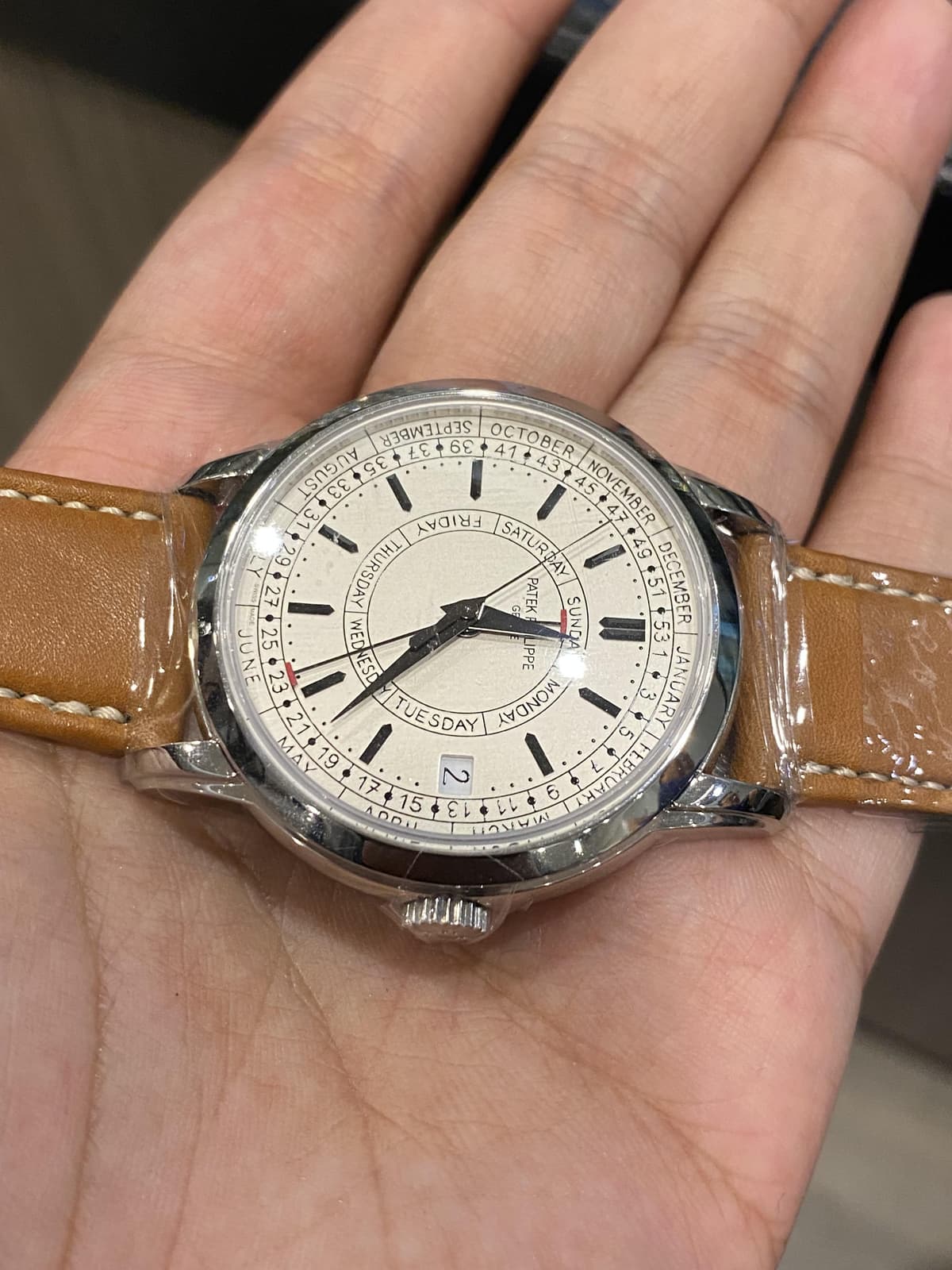 Thumb Calatrava Weekly Calendar Stainless Steel / Silver