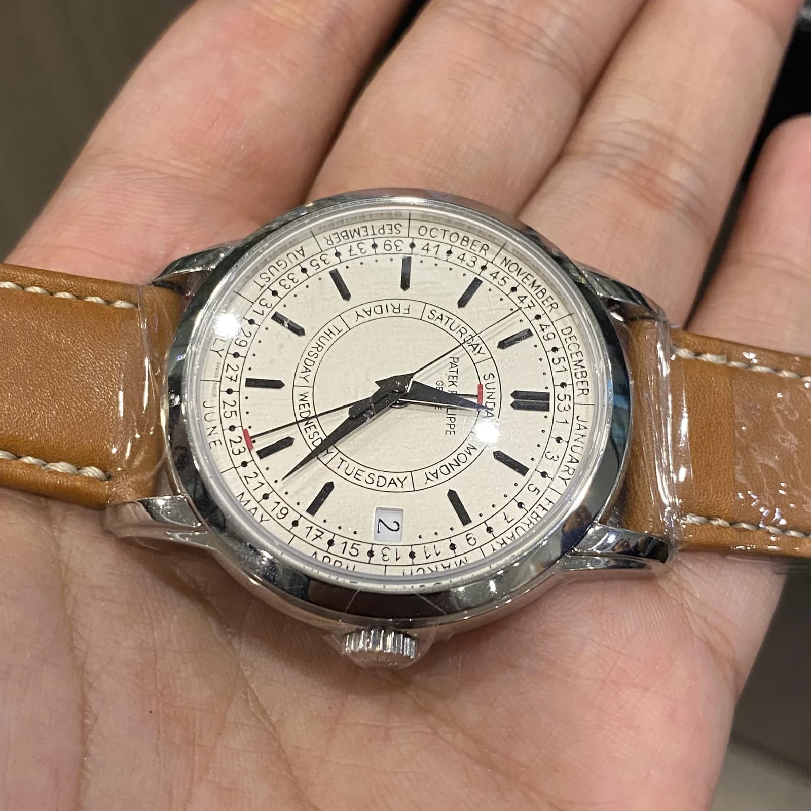 Thumb Calatrava Weekly Calendar Stainless Steel / Silver