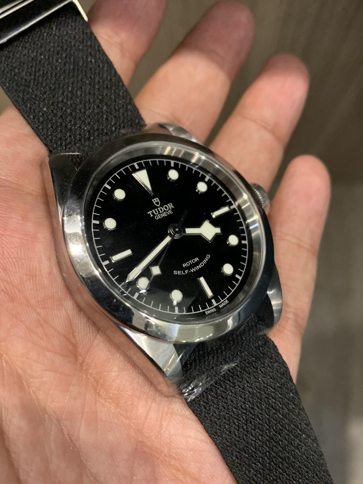 Thumb Heritage Black Bay 41 Black / Strap