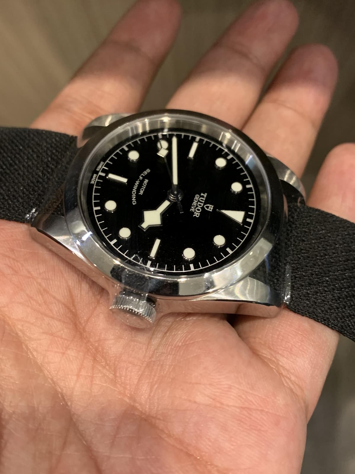Thumb Heritage Black Bay 41 Black / Strap
