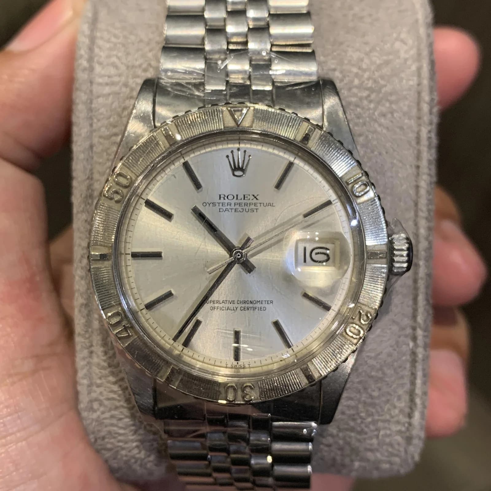 Thumb Datejust 36 Turn O Graph 1625