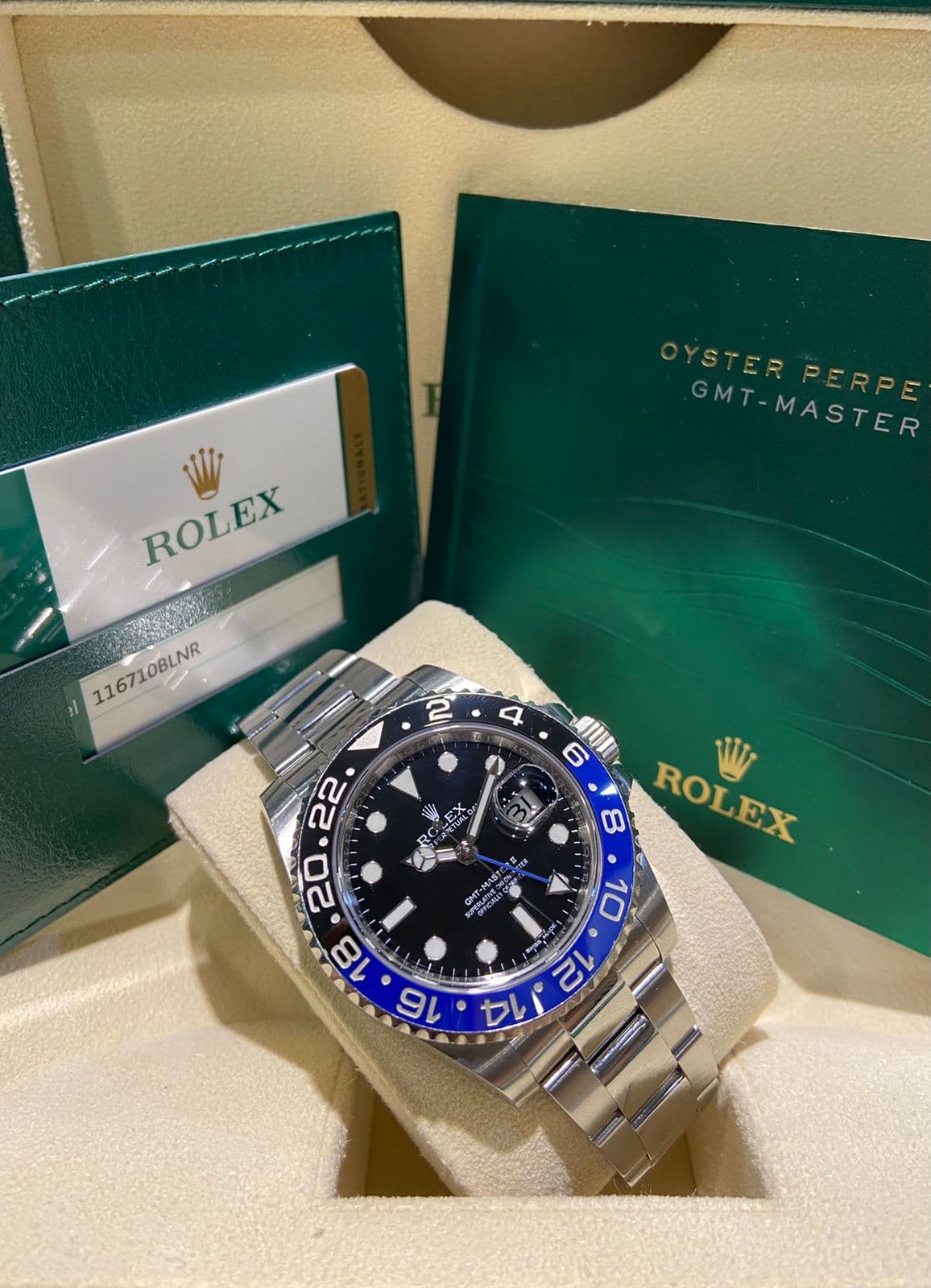 Jual Rolex GMT-Master II Stainless Steel BLNR 116710BLNR-0002 Original