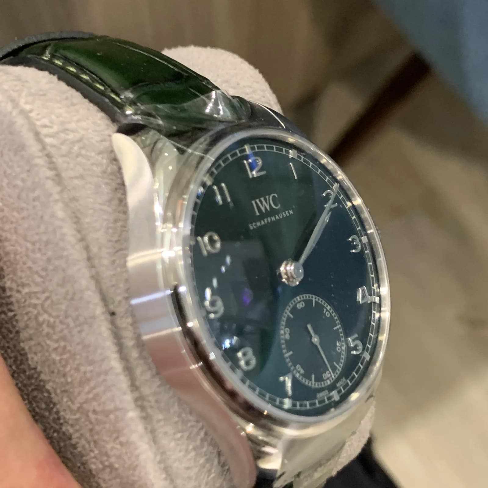 Thumb Portugieser Automatic 40 Stainless Steel / Green