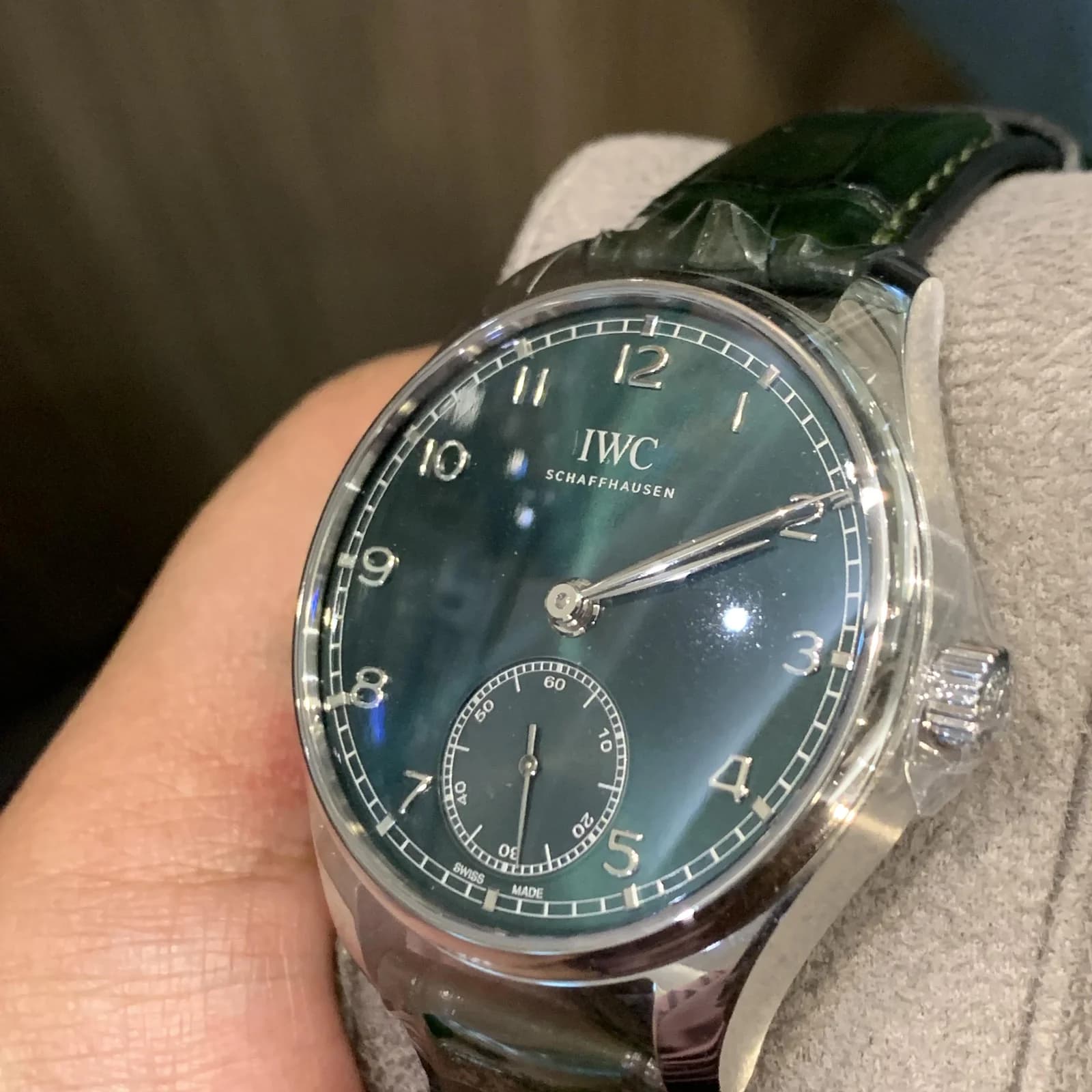 Thumb Portugieser Automatic 40 Stainless Steel / Green