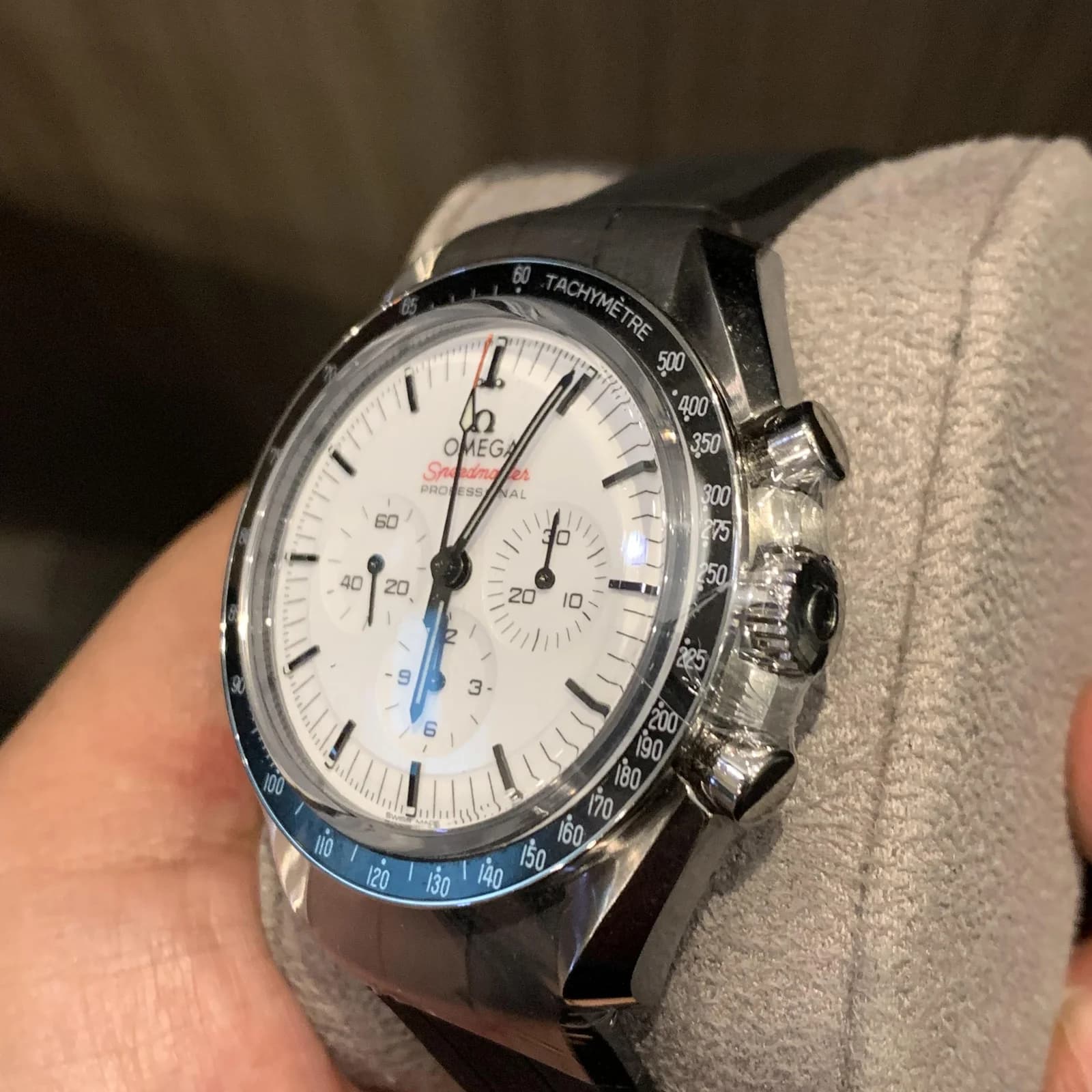 Thumb Speedmaster Moonwatch Professional White / Rubber