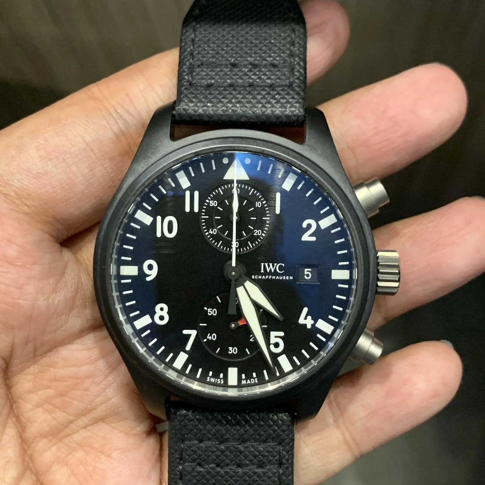 Thumb Pilot’s Watch Top Gun Chronograph