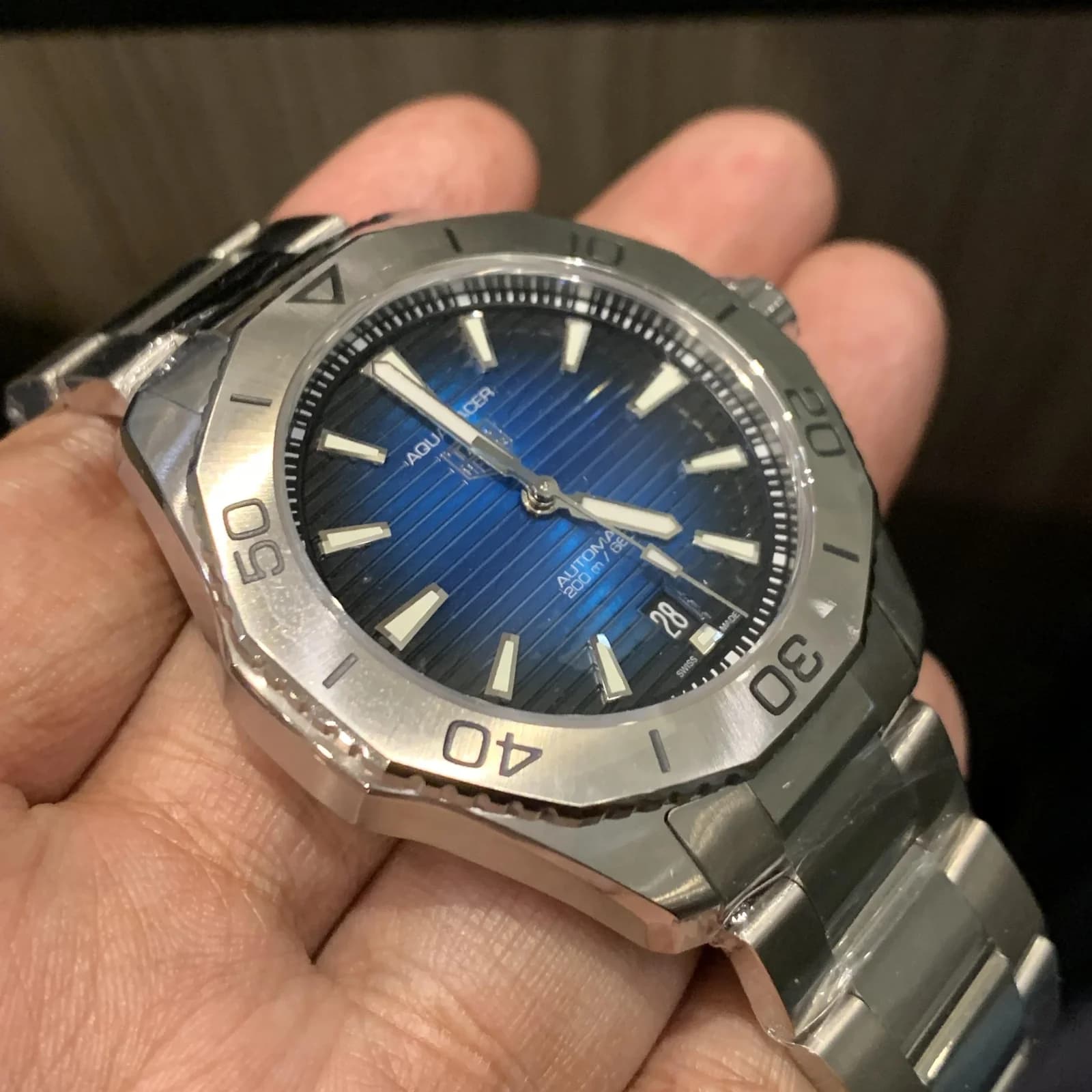 Thumb Aquaracer Professional 200 40 Automatic Stainless Steel / Blue