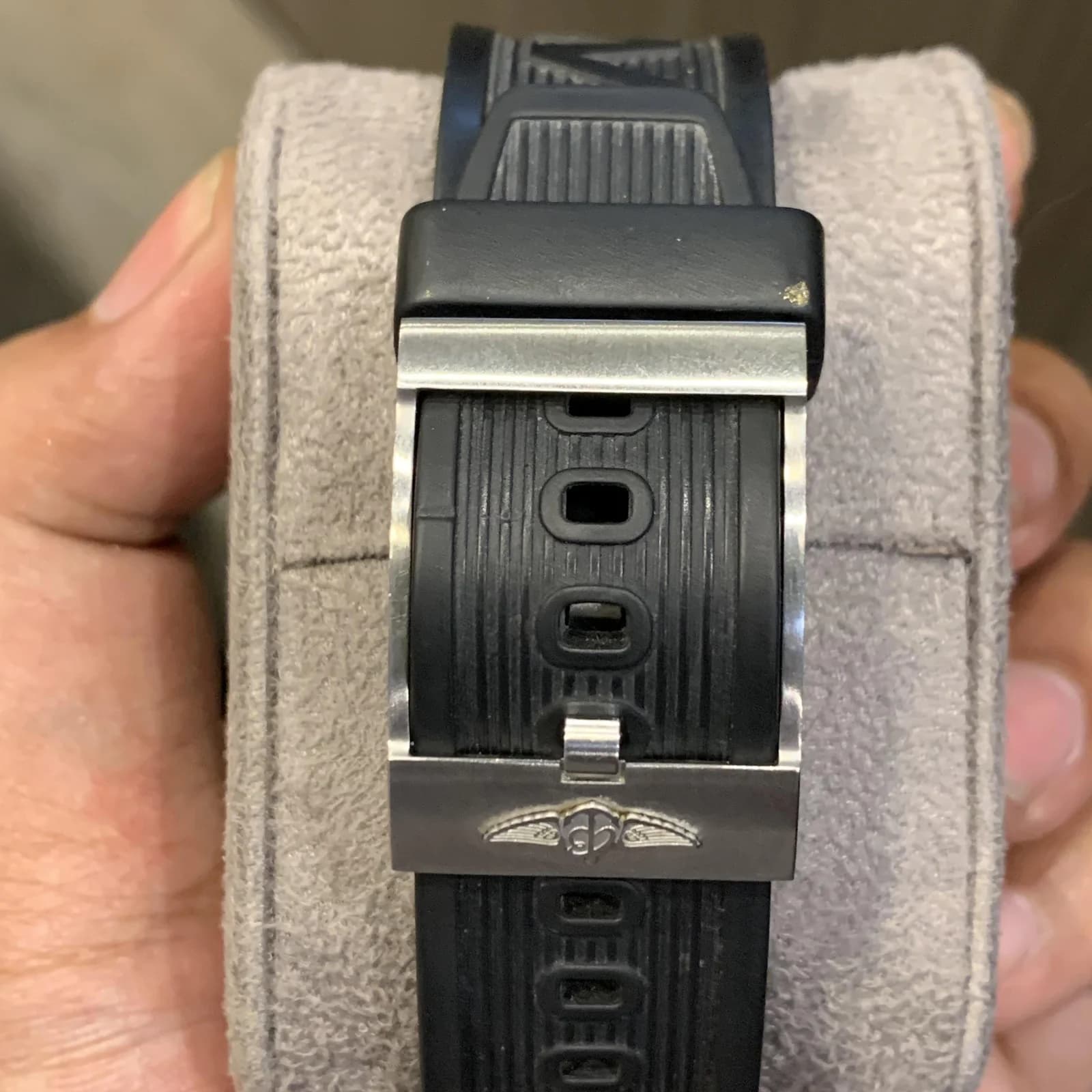 Thumb Chronomat Evolution Stainless Steel / Grey