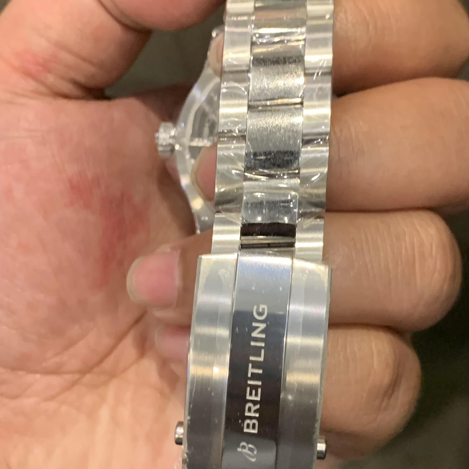 Thumb SuperOcean Automatic 36 Stainless Steel / Orange / Bracelet