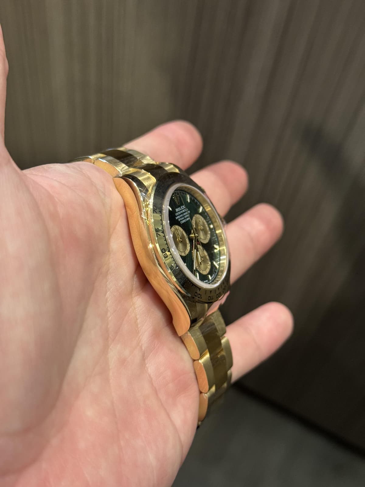 Thumb Cosmograph Daytona Yellow Gold / Green